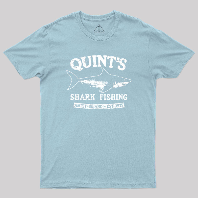 Quint's Shark Fishing Geek T-Shirt