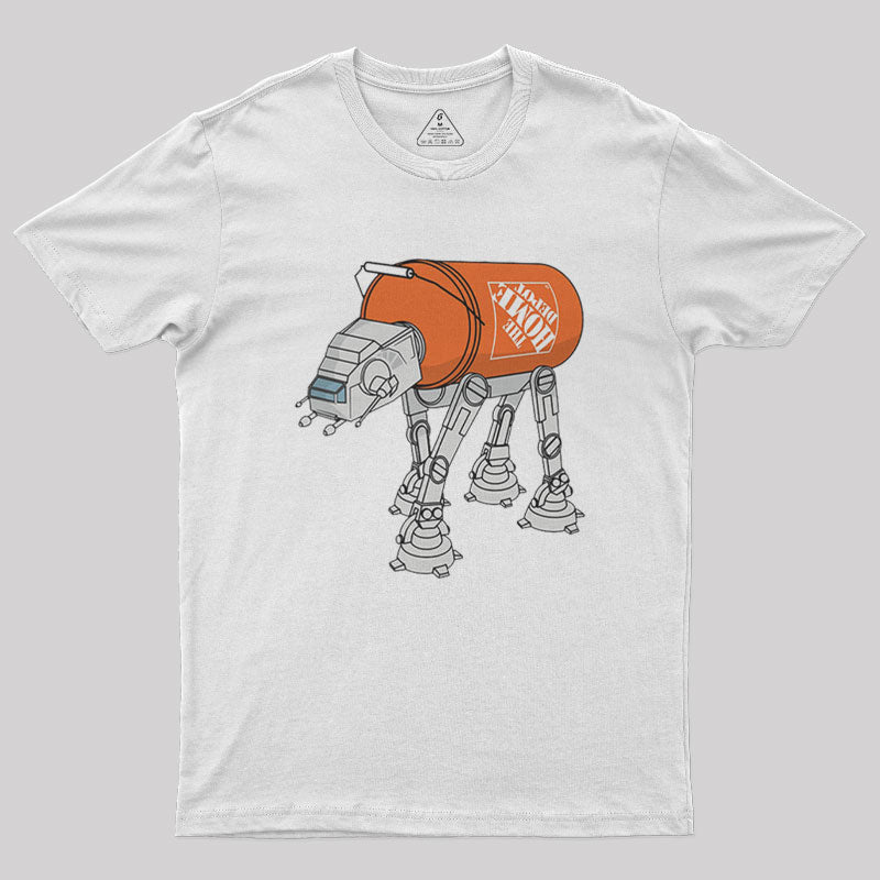 Orange Bucket Armored Transport Geek T-Shirt