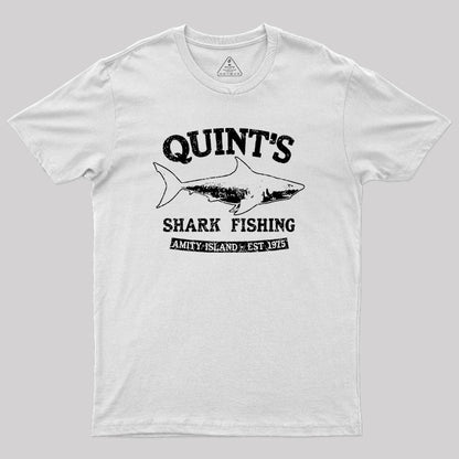 Quint's Shark Fishing Geek T-Shirt