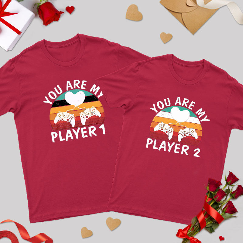 You are My Player Geek Couple T-Shirt