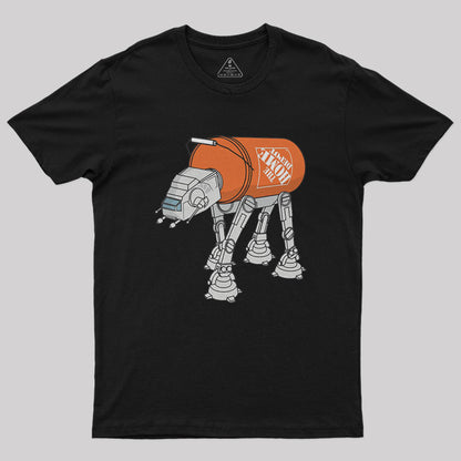 Orange Bucket Armored Transport Geek T-Shirt