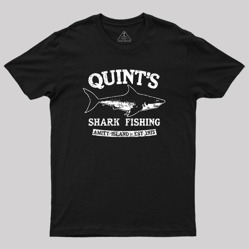 Quint's Shark Fishing Geek T-Shirt