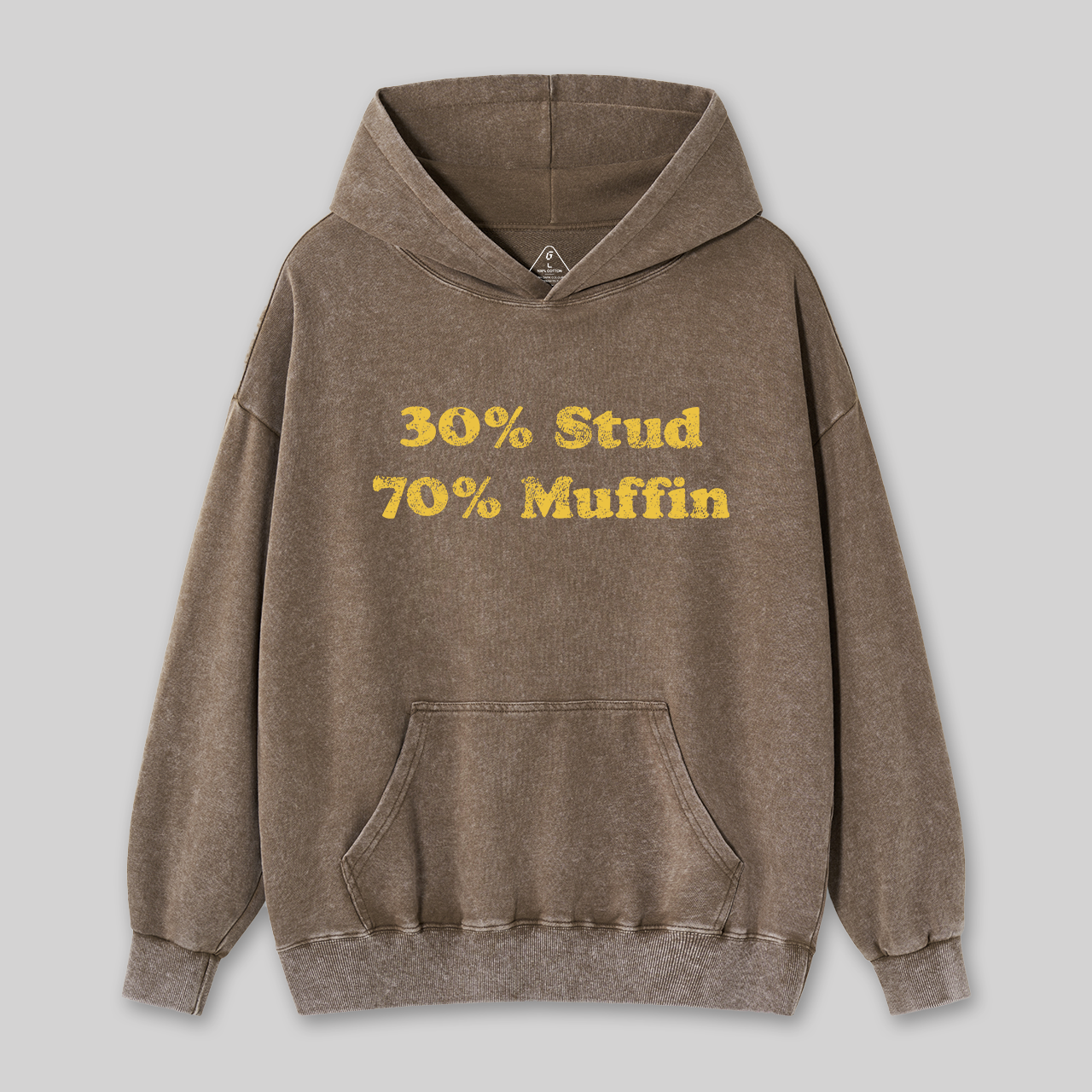 30 Stud 70 Muffin Washed Hoodie