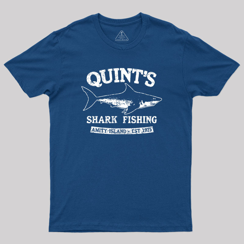 Quint's Shark Fishing Geek T-Shirt