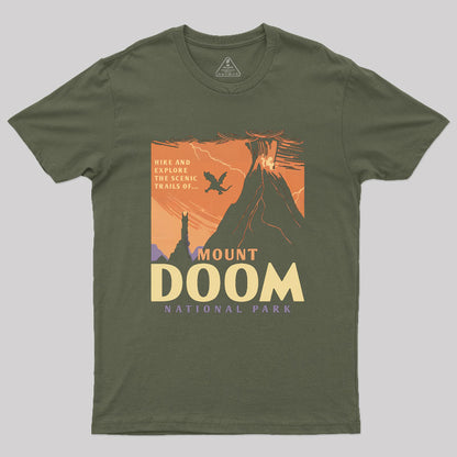 Mount Doom National Park Geek T-Shirt