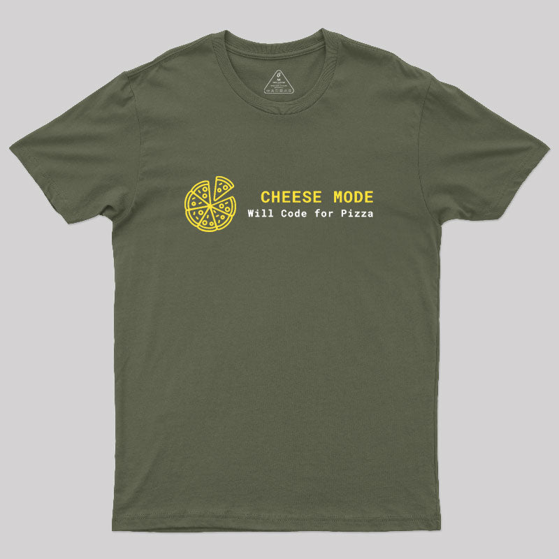 Cheese Mode Will Code for Pizza Classic T-Shirt