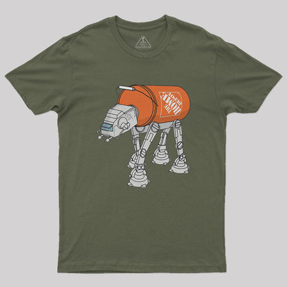 Orange Bucket Armored Transport Geek T-Shirt