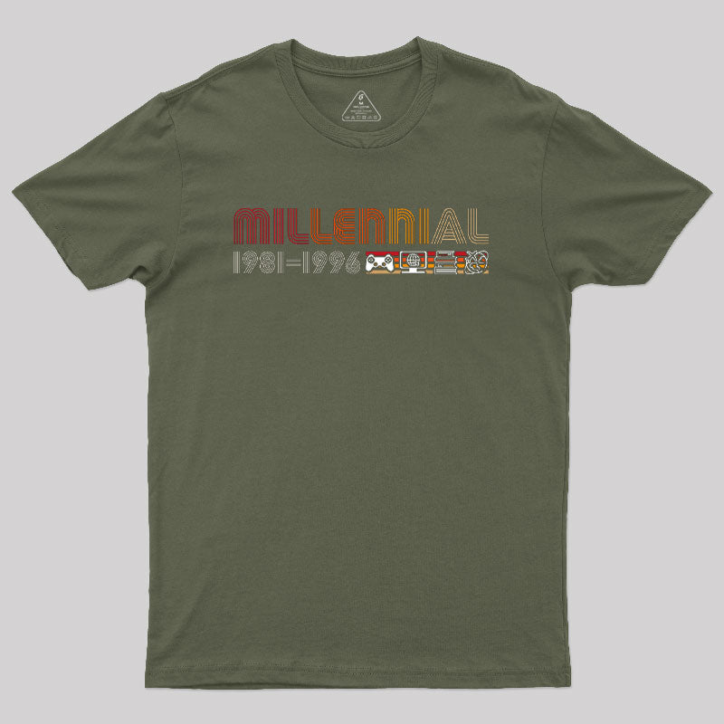 Millennial 1981-1996 Geek T-Shirt