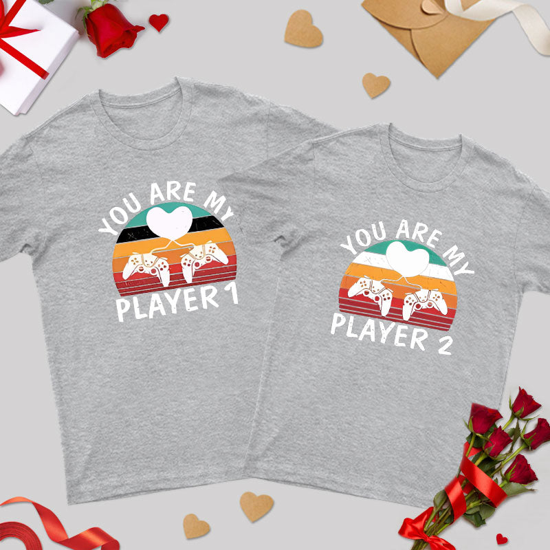 You are My Player Geek Couple T-Shirt