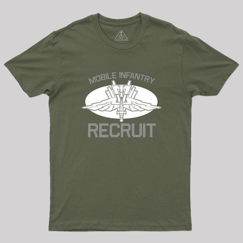 Starship Troopers Mobile Infantry Recruit Geek T-Shirt