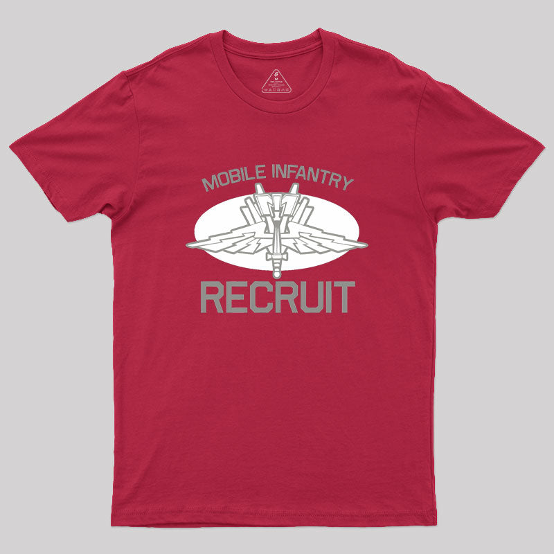 Starship Troopers Mobile Infantry Recruit Geek T-Shirt