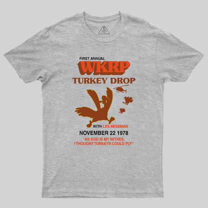 Vintage Wkrp Turkey Drop Geek T-Shirt