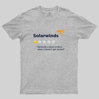 Solarwinds 1 Star Review Geek T-Shirt