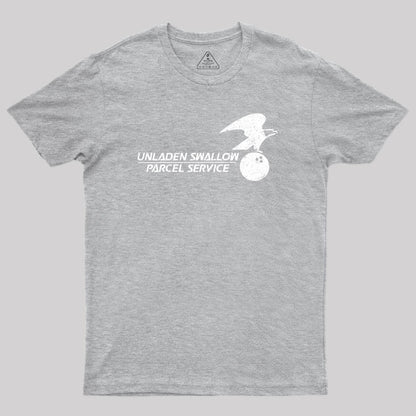 Unladen Swallow Parcel Service Geek T-Shirt