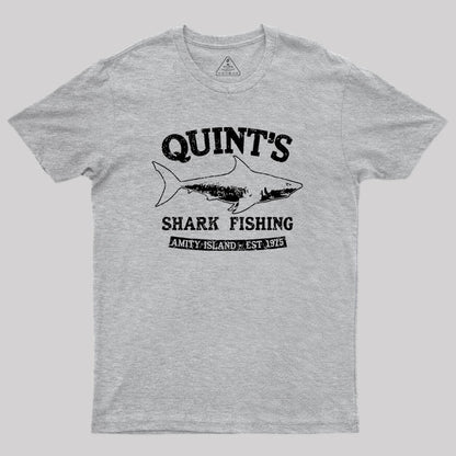 Quint's Shark Fishing Geek T-Shirt