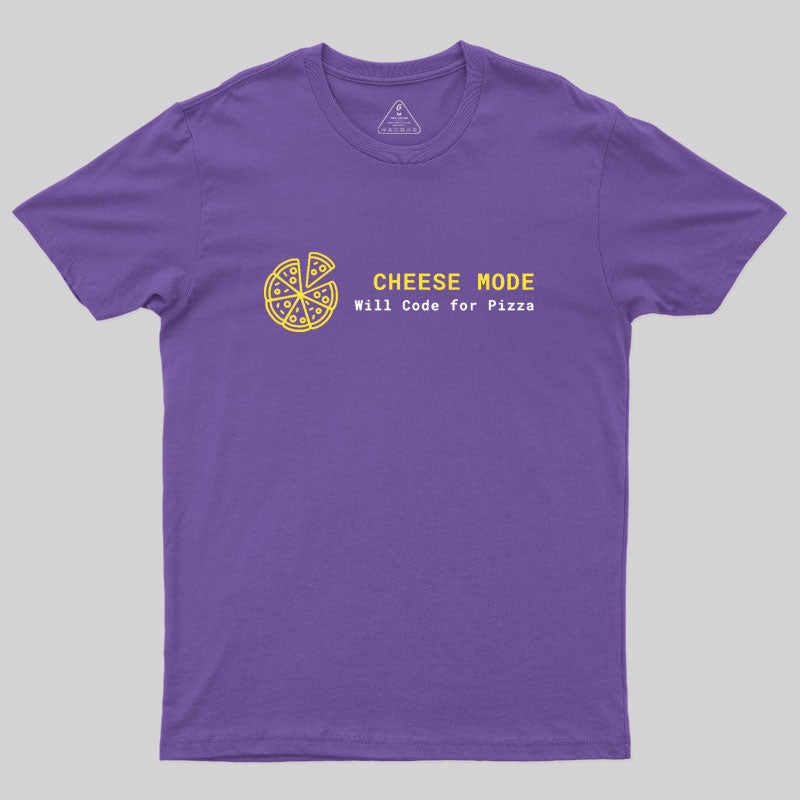 Cheese Mode Will Code for Pizza Classic T-Shirt