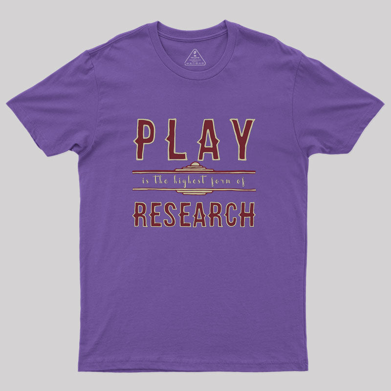 Play Research Geek T-Shirt