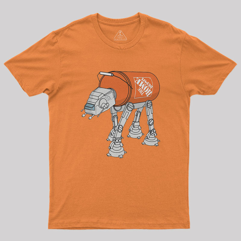 Orange Bucket Armored Transport Geek T-Shirt