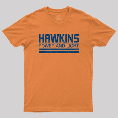 Hawkins Power and Light Geek T-Shirt