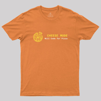 Cheese Mode Will Code for Pizza Classic T-Shirt