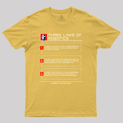 Three Laws Of Robotics Geek T-Shirt