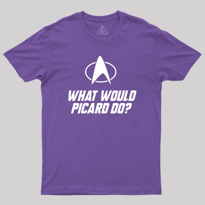 What Would Picard Do Geek T-Shirt