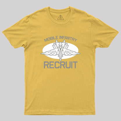 Starship Troopers Mobile Infantry Recruit Geek T-Shirt