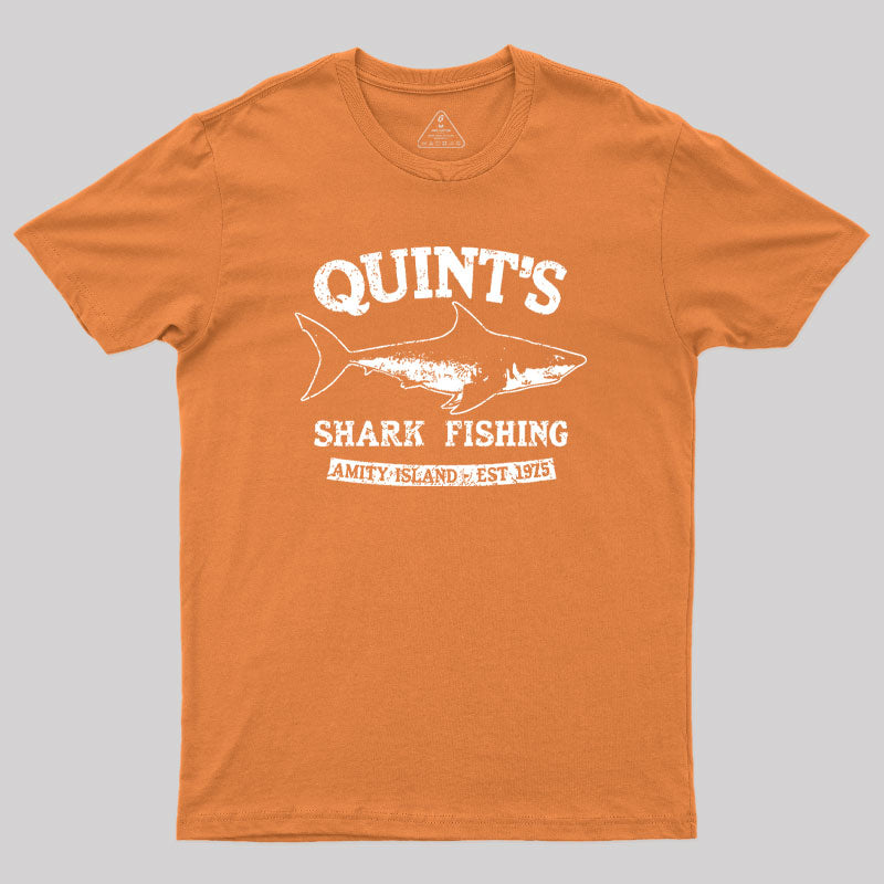 Quint's Shark Fishing Geek T-Shirt