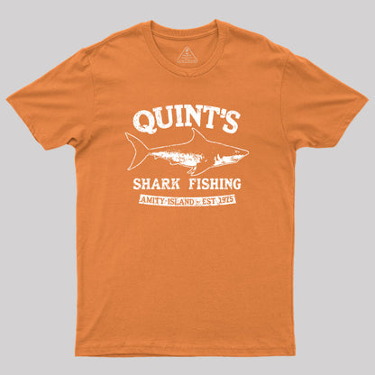 Quint's Shark Fishing Geek T-Shirt