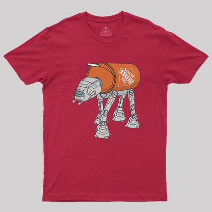 Orange Bucket Armored Transport Geek T-Shirt