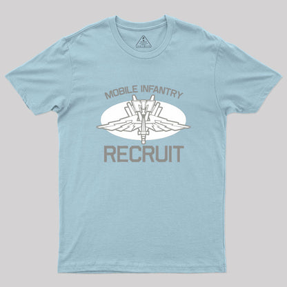 Starship Troopers Mobile Infantry Recruit Geek T-Shirt