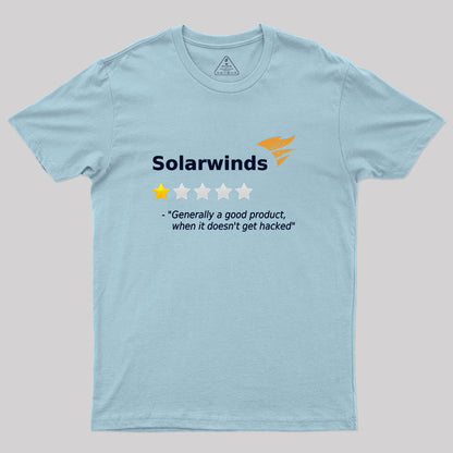 Solarwinds 1 Star Review Geek T-Shirt