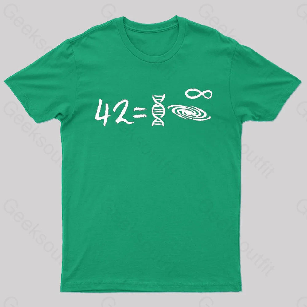 42 Equal To Everything T-Shirt Green / S