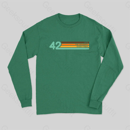 42 Everthing Long Sleeve T-Shirt Green / S