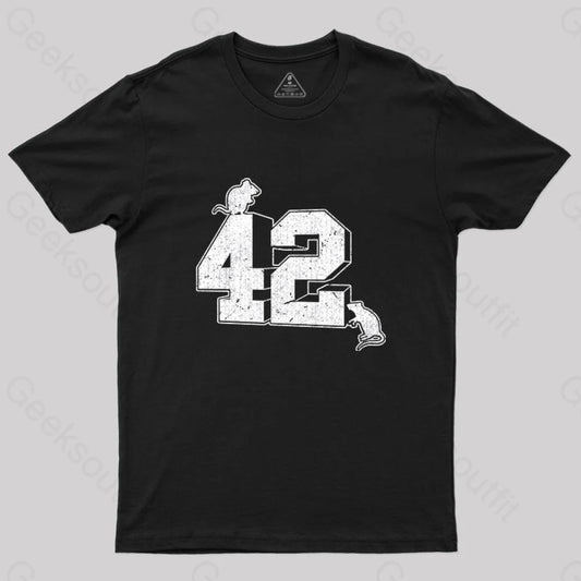 42 T-Shirt Black / S Yc