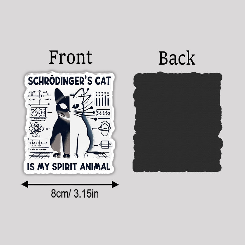 Schrodinger's Сat Science Refrigerator Magnet