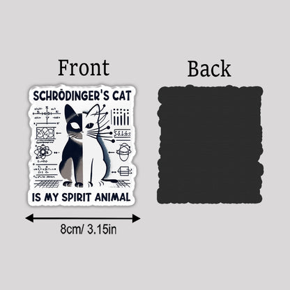 Schrodinger's Сat Science Refrigerator Magnet