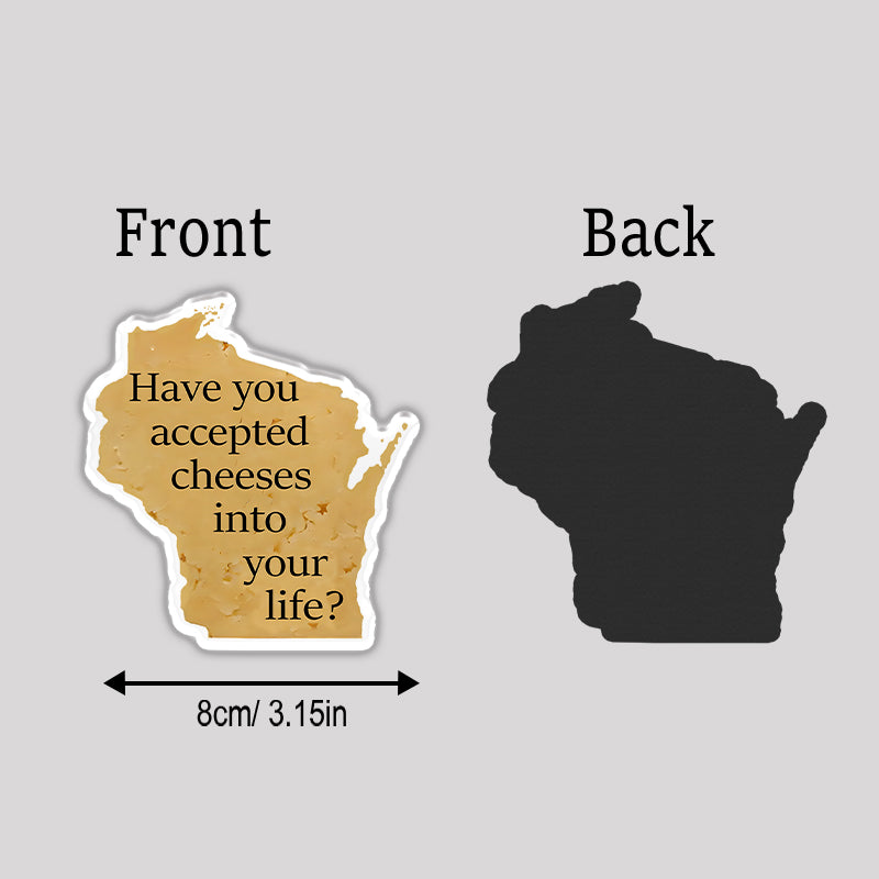 Wisconsin Cheese Pun Refrigerator Magnet