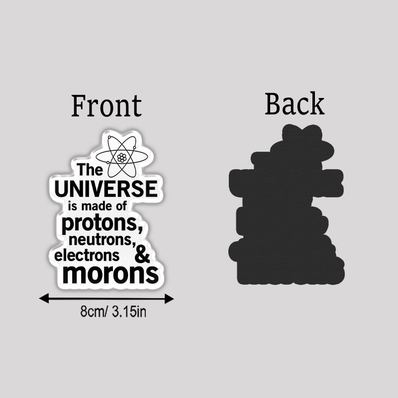 The Composition of the Universe Science Refrigerator Magnet