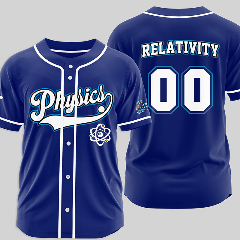 Physics Side Baseball Jersey