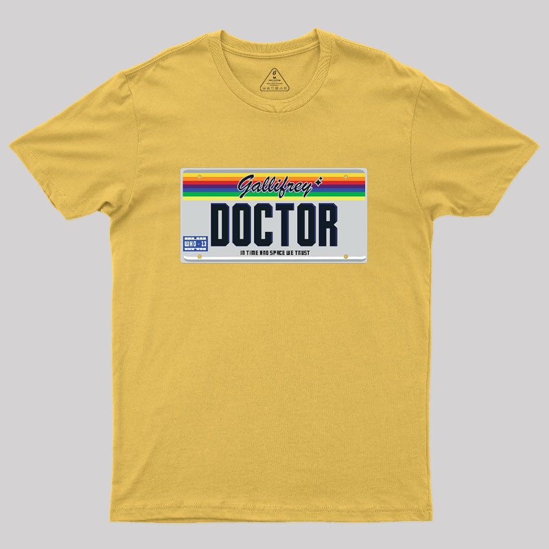 TARDIS and Registration T-Shirt