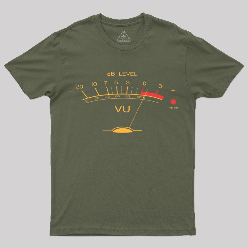 Volume VU Meter Vintage T-Shirt