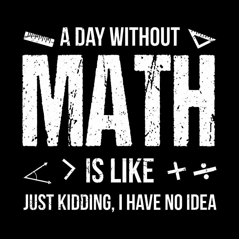 A Day Without Math Is Like Funny Geek T-Shirt