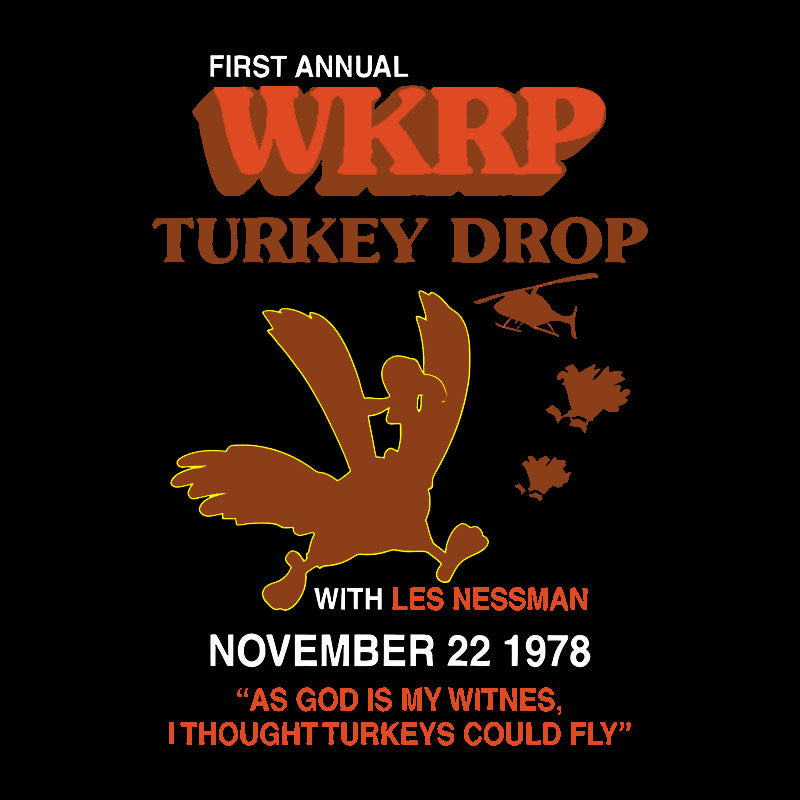 Vintage Wkrp Turkey Drop Geek T-Shirt