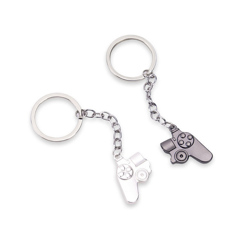 Gamepad Stainless Steel Spliced Keychain