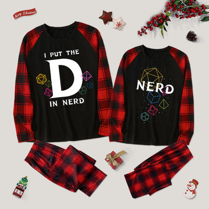 I Put The D In Nerd Couple Pajama Sets