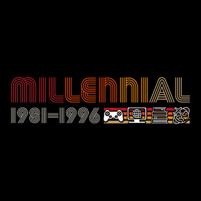 Millennial 1981-1996 Geek T-Shirt