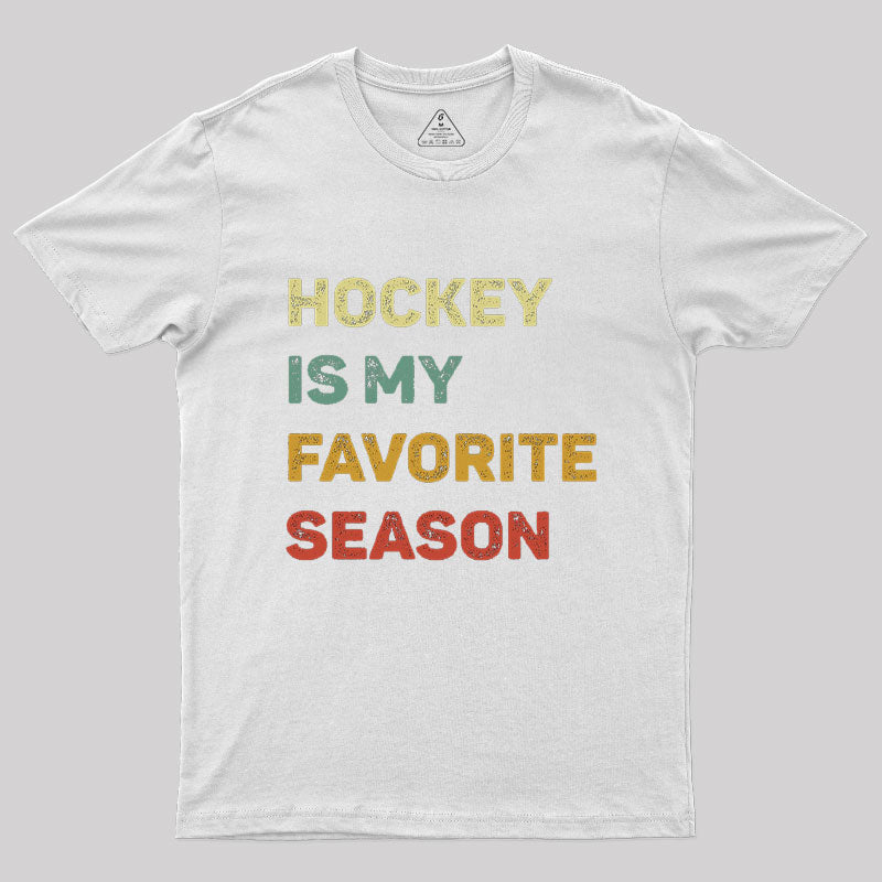 Hockey Is My Favorite Season Retro T-Shirt