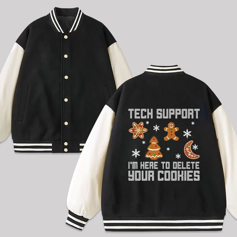 Christmas Tech Support Computer Programmer Baseball Jacket