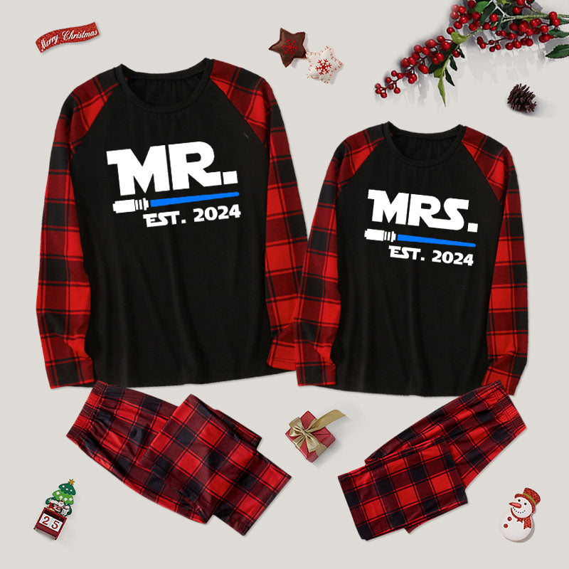 Mr and Mrs Couple Pajama Sets